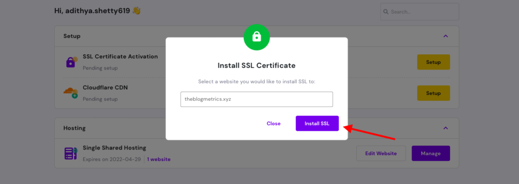 Install SSL