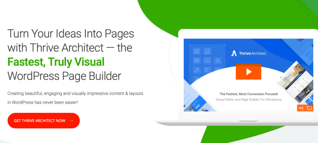 Thrive Architect - Top Elementor alternative