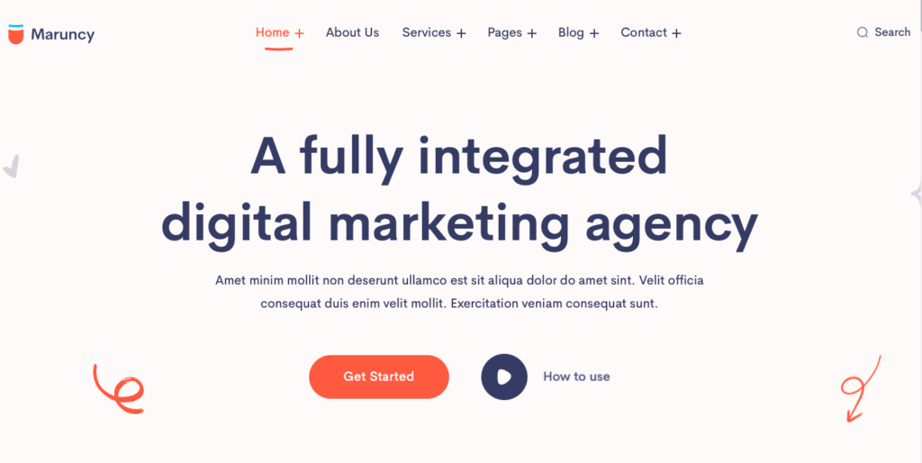 Maruncy – Marketing Agency WordPress Theme