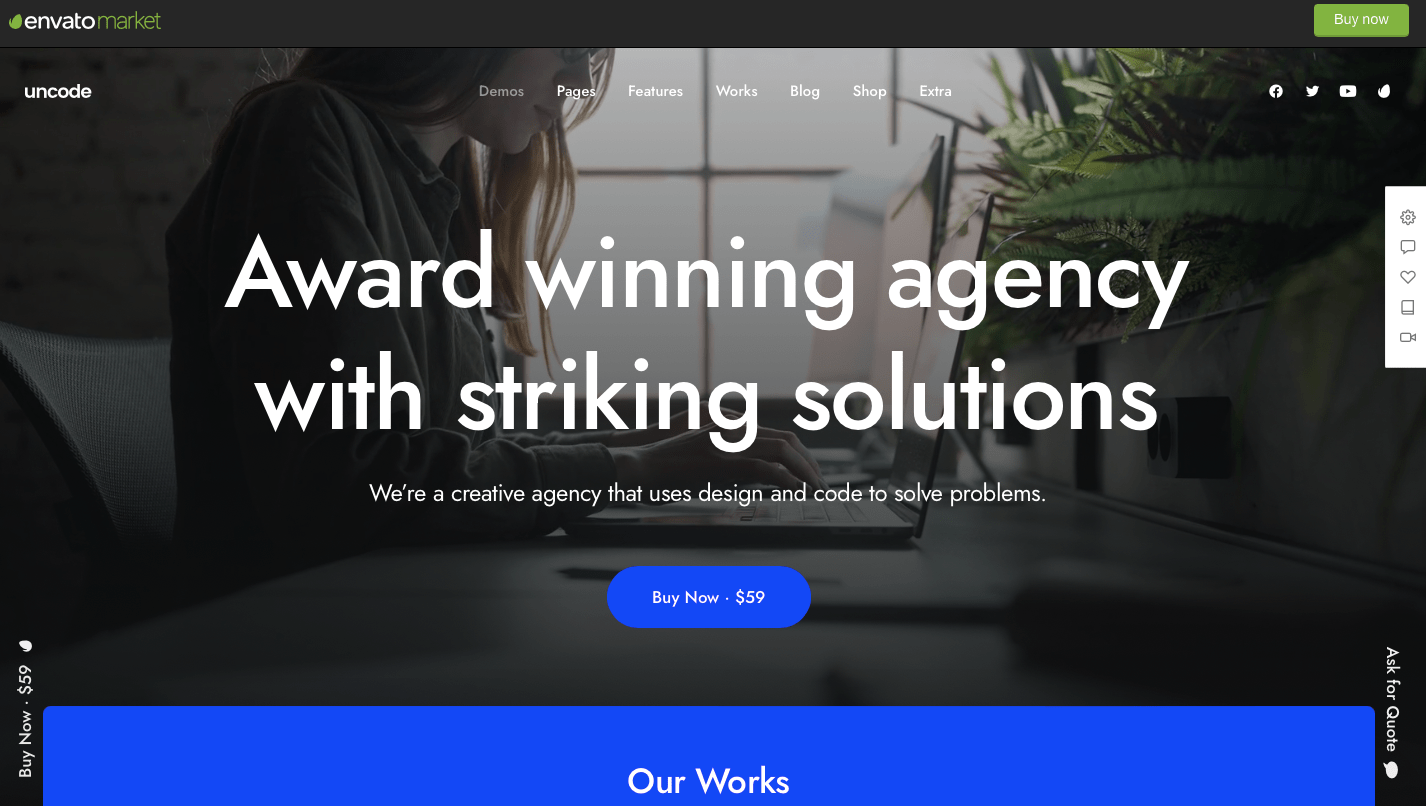 7 Best Digital & Creative Agency WordPress Themes 2026 — Adithya Shetty