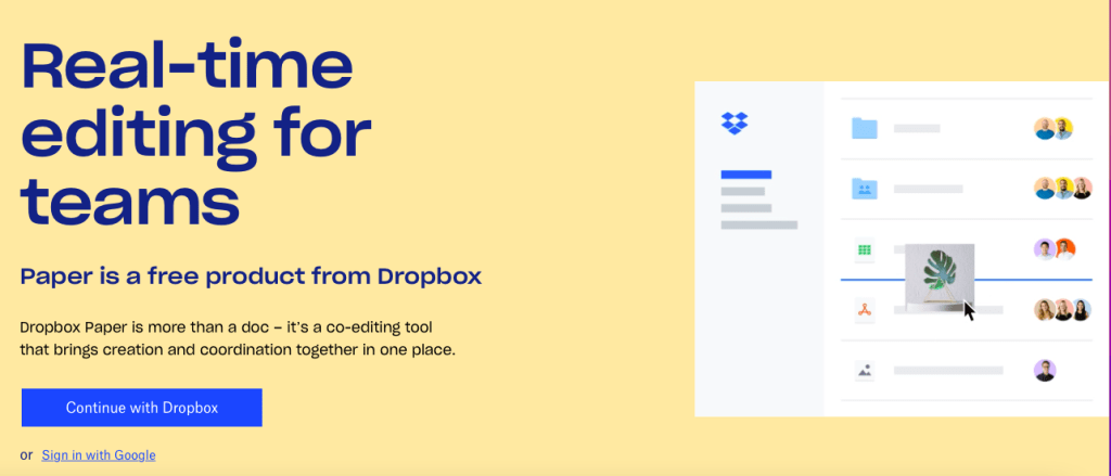 Dropbox Paper