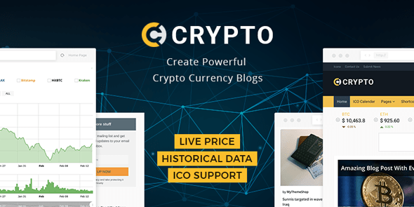 Crypto -- Best Cryptocurrency WordPress Theme