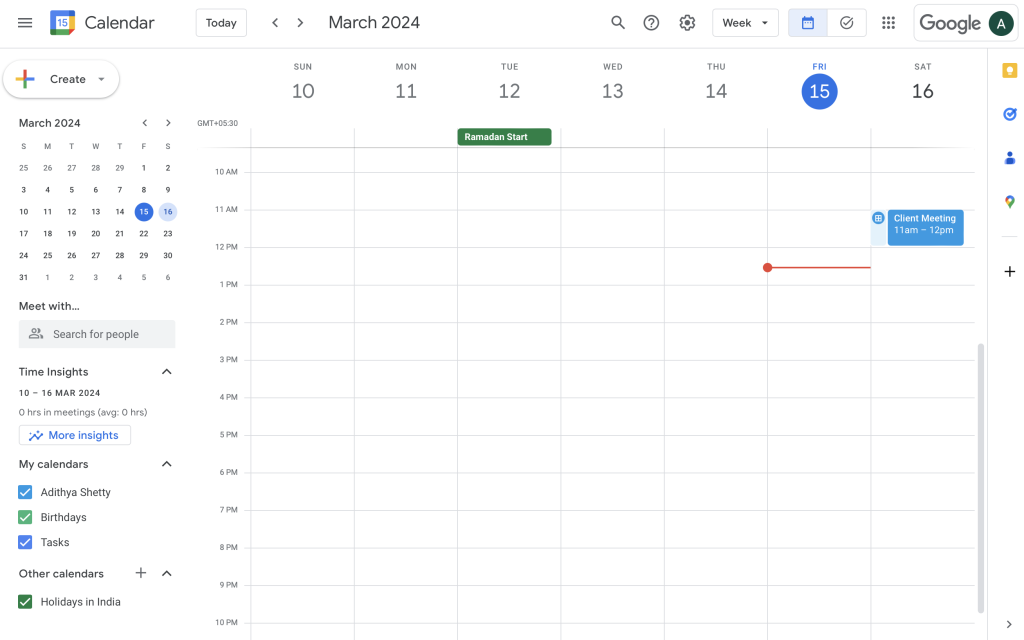 Google Calendar