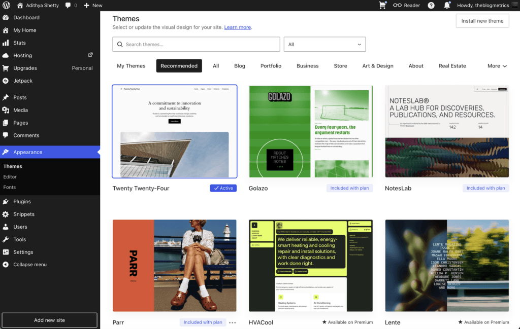 WordPress.com Themes