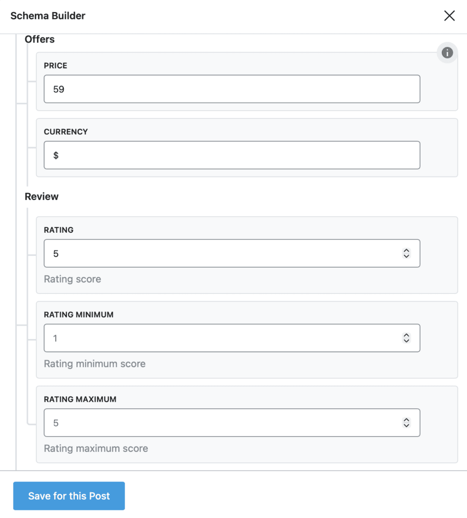 Schema builder
