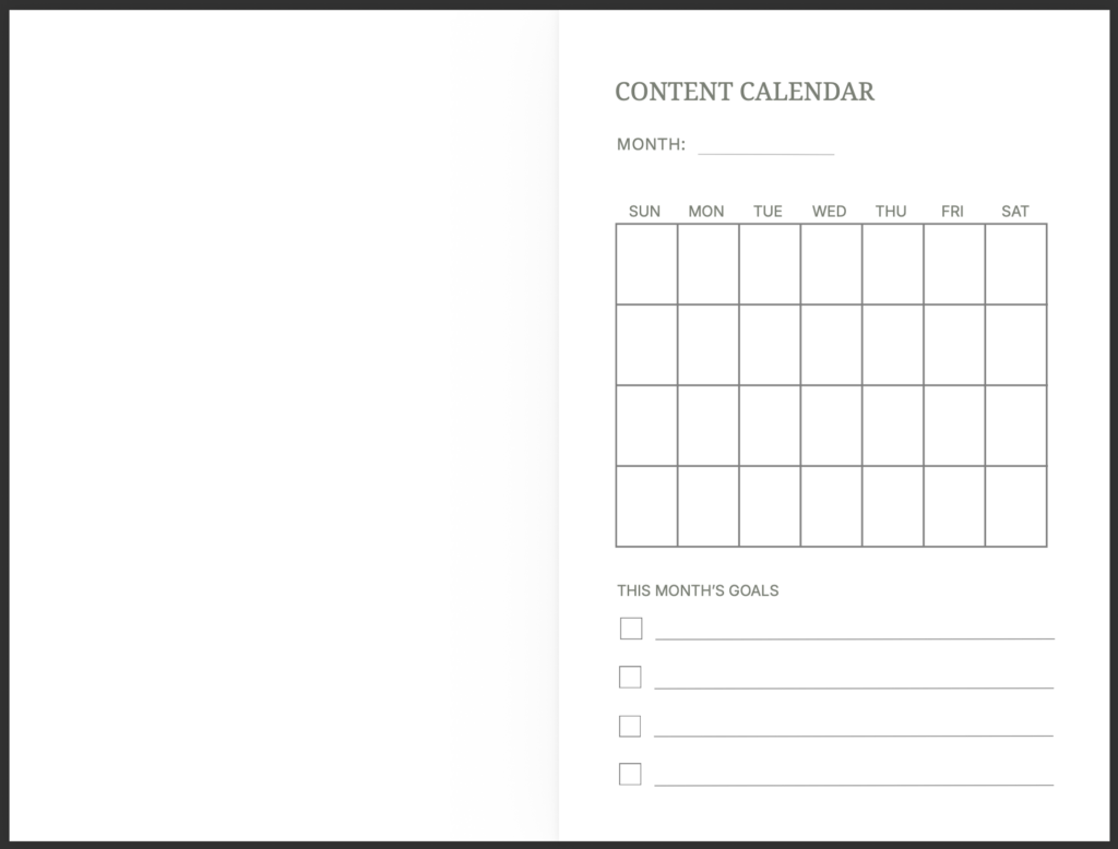 The Blog Metrics Journal page 2