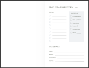 The Blog Metrics Journal page 3
