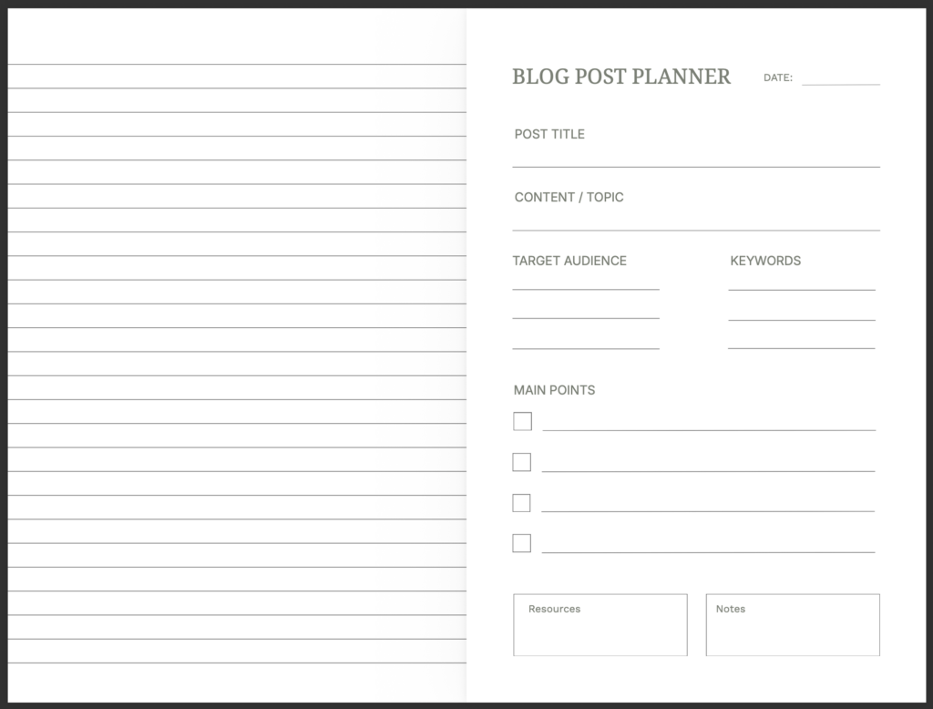The Blog Metrics Journal page 4